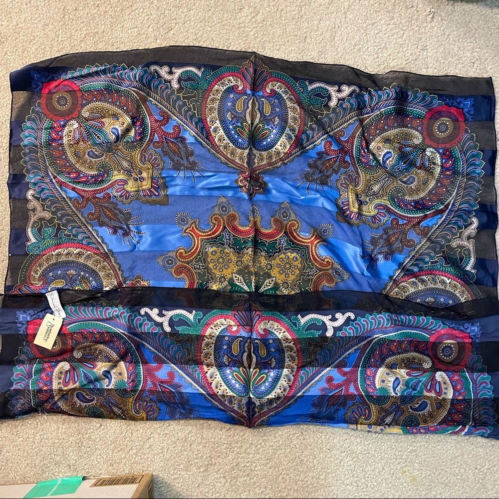 Oscar de la Renta Silk Scarf